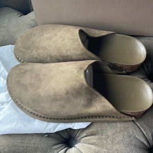 Jenni Kayne Suede Moc Clog New - Laurel size 39